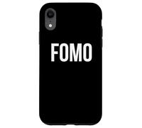FOMO Fear of Missing Out Funny Saying Out Coque pour iPhone XR