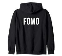 FOMO Fear of Missing Out Funny Saying Out Sweat à Capuche