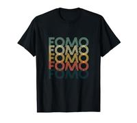 FOMO - Fear of Missing Out Vintage Retro Distressed T-Shirt Graphique avec Valeur
