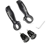 FOMTOR Poignées de Vélo, 1 Paire Extrémités de Guidon de Vélo en Alliage D'aluminium 22,2 mm, Bouchon de Guidon Bike Bar End, Bar Ends VTT avec 2 Butées D'extrémité, pour Vélo de Route, BMX