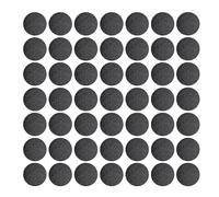 Fonce de verre givrée des grains abrasifs uniformes 60pcs remplaçables pour les cals électriques pour déménagement grossier 80 moyen 120 fine 180 disques Soins ré