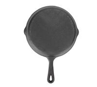 Foncette en fonte pré-assaisonnée même à chaleur fourre-fort en toute sécurité mini poêle en fonte pour grillon grillon de gril à cuisson cuit de cuisine résistante à la rouille (20 cm / 7,9 pouces)