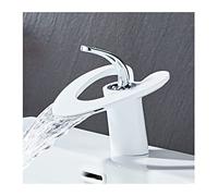 Fonction de coeur Gold Salle de bain robinet en laiton massif vanité Vanité Tap à manche de pont à handle pour bassin des toilettes LWX