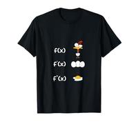 Fonction de dérivation de mathématiques enseignant œuf au plat Dérivation poulet T-Shirt