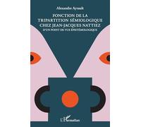 Fonction de la tripartition sémiologique chez Jean-Jacques Nattiez: D'un point de vue épistémologique