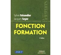 Fonction formation Références - Jacques Soyer - Organisation Eds D' - broché - Etude
