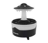 Fonction Gouttes D'eau champignon pluie Son de Pluie, Diffuseur D'huiles Essentielles, Humidificateur D'aromathérapie pour Dormir, Travailler et Lire, Minuterie Déshumidificateurs