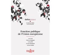 Fonction publique de l'Union européenne - Audrey Blot - Dalloz - broché - Etude