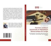 Fonction Publique Provinciale En République Démocratique Du Congo