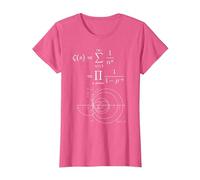 Fonction Zeta de Riemann et Nombres Premiers Prof de Maths T-Shirt, Femme, Rose Chiné, 3XL