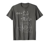 Fonction Zeta de Riemann et Nombres Premiers Prof de Maths T-Shirt, Homme, Asphalte, XL