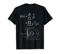 Fonction Zeta de Riemann et Nombres Premiers Prof de Maths T-Shirt, Homme, Noir, L