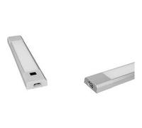 LED Lampe à Encastrer Linéaire Slim Gris 30cm 4W RGBW 3000K Dimmbar Télécommande