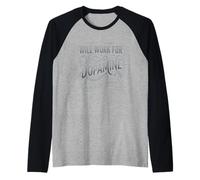 Fonctionne avec Le Ruban argenté Dopamine Parkinson Manche Raglan