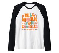 Fonctionne pour Les câlins #nicunurse drôle avec Dicton infirmière NICU Manche Raglan