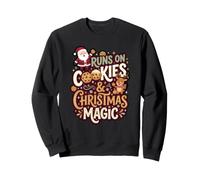 Fonctionne sur Les Cookies et la Magie des fêtes de Noël pour Les Amateurs de Biscuits Sweatshirt
