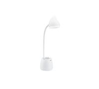 Philips Lampe de bureau Hat LED 4,5W 4000K Blanc – Charge USB