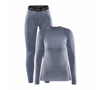 Fonctionnel pour femmes ensemble Craft Cœur Laine Mérinos Bleu foncé L