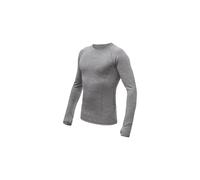 Fonctionnel pour hommes la chemise manche longue Sensor Mérinos Gras gris L