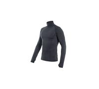 Fonctionnel pour hommes la chemise Sensor Mérinos audacieux Col roulé gris anthracite L