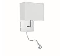 Fonctionnels Wandleuchte E27 Murale en Chrome LED Interrupteur Lampe Bauhaus