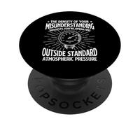 Fonctionnement à l'extérieur de la Pression atmosphérique Standard - Sarcasme PopSockets PopGrip Adhésif