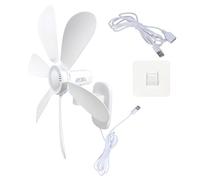 Fonctionnement Silencieux Ventilateur Suspendu 5 V Mur À Cordon Étendu USB Idéal Pour Le Refroidissement Intérieur Dans Un Espace De Compact Refroidisseurs Mur Permettant D'économiser De L'espace
