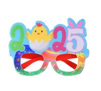 Fonctions de lapins de - Eyes de en peluche, accessoires de déguisement de vacances | Costume de Pâques à une taille avec des oreilles de floues, des lunettes de hilarantes