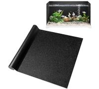 Fond d'aquarium autocollant pour décoration d'aquarium - 40 x 200 cm - Noir