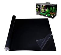 Fond d'aquarium statique, autocollant en PVC noir pour aquarium, poster d'aquarium décoration