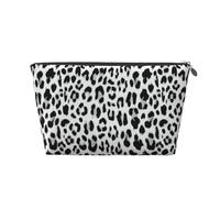 Fond De Conception De Modèle sans Couture Léopard, Trousse de Toilette Trousse de Maquillage Sac à cosmétiques Trousse de Toilette de Voyage Portable