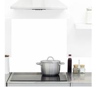 Fond de hotte adhésif en aluminium blanc - 70x60 cm - 99DECO