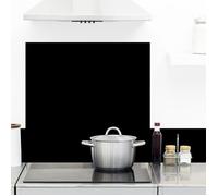 Fond de hotte adhésif en aluminium noir - 70x90 cm - 99DECO