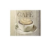 - Fond de hotte Café - L. 50 x l. 60 cm - Marron