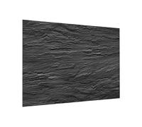 Fond de hotte en verre magnétique épaisseur 4mm à motifs crédence cuisine verre trempé avec motif panneau mural tableau magnétique imitation pierre style industriel cuisine cuisinière 2498 (80x59cm)