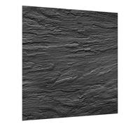 Fond de hotte en verre magnétique épaisseur 4mm à motifs crédence cuisine verre trempé avec motif panneau mural tableau magnétique imitation pierre style industriel cuisine cuisinière 2497 (60x59cm)