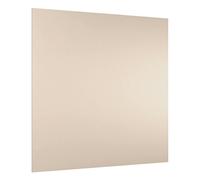 Fond de hotte en verre magnétique épaisseur 4mm crédence cuisine verre trempé avec motif panneau mural beige tableau magnétique style uni cuisine cuisinière 2037 (60x59cm)