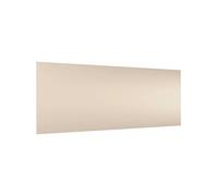 Fond de hotte en verre magnétique épaisseur 4mm crédence cuisine verre trempé avec motif panneau mural beige tableau magnétique style uni cuisine cuisinière 1156 (100x40cm)