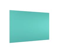 Fond de hotte en verre magnétique épaisseur 4mm crédence cuisine verre trempé avec motif panneau mural turquoise tableau magnétique style uni cuisine cuisinière 1518 (90x59cm)