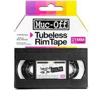 Muc-Off Ruban de jante Tubeless Rim Tape 10 m 21 mm Rose / Noir