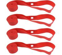 Fond de jante vélo 26 pouces x 20 mm, protection chambre à air contre les rayons, PVC, lot de 4