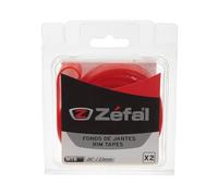 ZEFAL 935601 Bande de jante Cyclisme Mixte Adulte, Rouge, 22 mm / 26''
