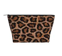 Fond De Léopard De Guépard Cool, Trousse de Toilette Trousse de Maquillage Sac à cosmétiques Trousse de Toilette de Voyage Portable