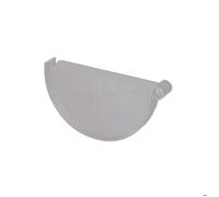 Fond de naissance gouttières PVC 25 - gris - First Plast - Fermeture des profilés et naissances