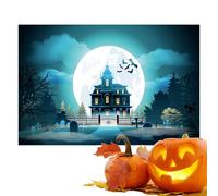 Fond de photographie d'Halloween,Tapisserie murale d'Halloween | Décorations d'Halloween de dessin animé Bannière de toile de fond d'Halloween - Toile de fond d'Halloween heureuse innovante, bannière