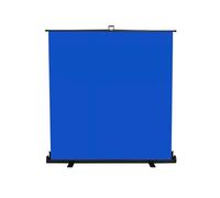 Fond de Photographie Kit de Toile de Fond d'écran Vert avec Support Multicolore, Plusieurs Tailles(Bule,150x200cm/59.06x78.74in)