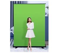 Fond de Photographie Kit de Toile de Fond d'écran Vert avec Support, Plusieurs Tailles for Les Jeux vidéo de Photographie(169x200cm/66.54x78.74in)