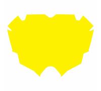 Fond de plaque Pride Racing air pro Jaune