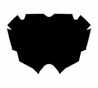Fond de plaque Pride Racing air pro Noir
