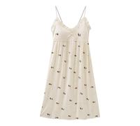 Fond De Robe Chair Tee Shirt Nuit Femme Chemise Ete Longue Tshirt Courte Bretelles Fines Coton Fonds Col Rond Chemises Doublure Grande Taille Nuisette pour T en Lin Made in Italy
